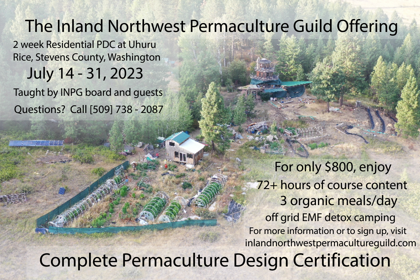 Inland Northwest Permaculture Guild 2023 Permaculture Design Course.