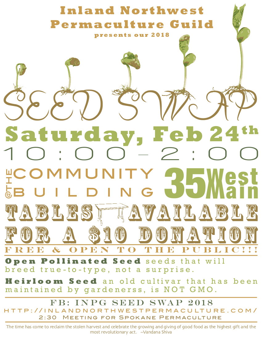 INPG Seed Swap Poster